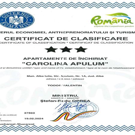 Vila Carolina Apulum Villa Alba Iulia Esterno foto
